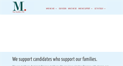 Desktop Screenshot of motherpac.org